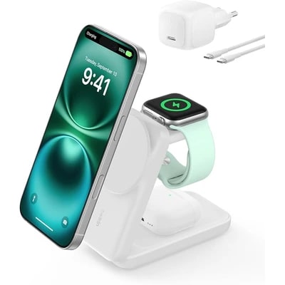 Estação de carregamento sem fios 3 em 1 Belkin UltraCharge