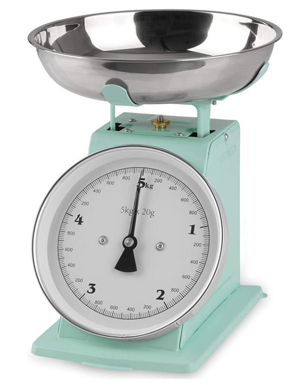 Balança de cozinha analógica vintage GourmetMaxx 5kg / 20g