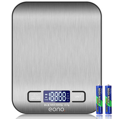 Balança digital de cozinha Eono by Amazon 5kg / 1g
