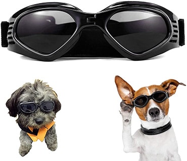 Óculos de sol para cães XUNKE com proteção UV