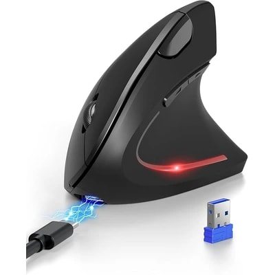 TECKNET rato vertical Bluetooth recarregável