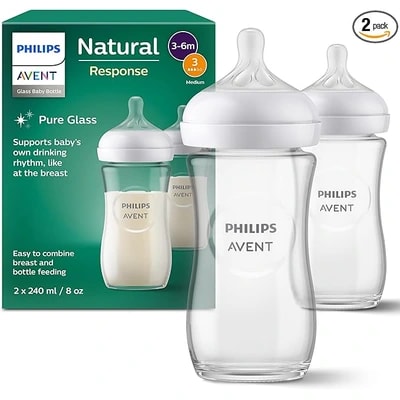 Philips Avent Natural Response Glass Baby Bottle