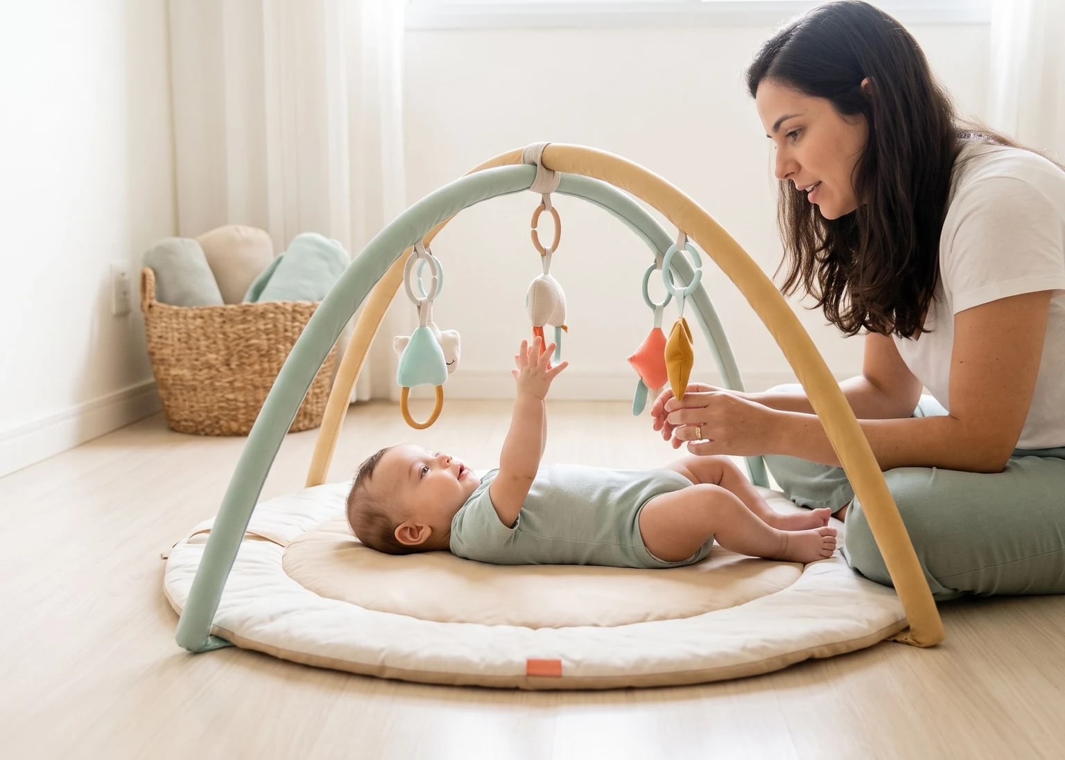Os 5 melhores tapetes de atividades para bebê
