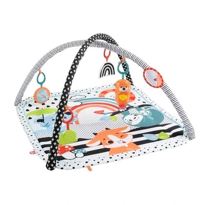 Fisher-Price 3 em 1: tapete de atividades musical com arco