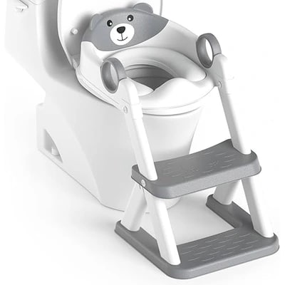 RABB 1ST Bear toilet training seat with step
