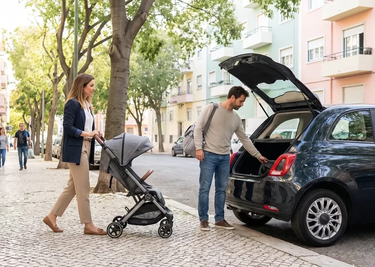 5 carrinhos de bebé compactos até 150 € de 2026