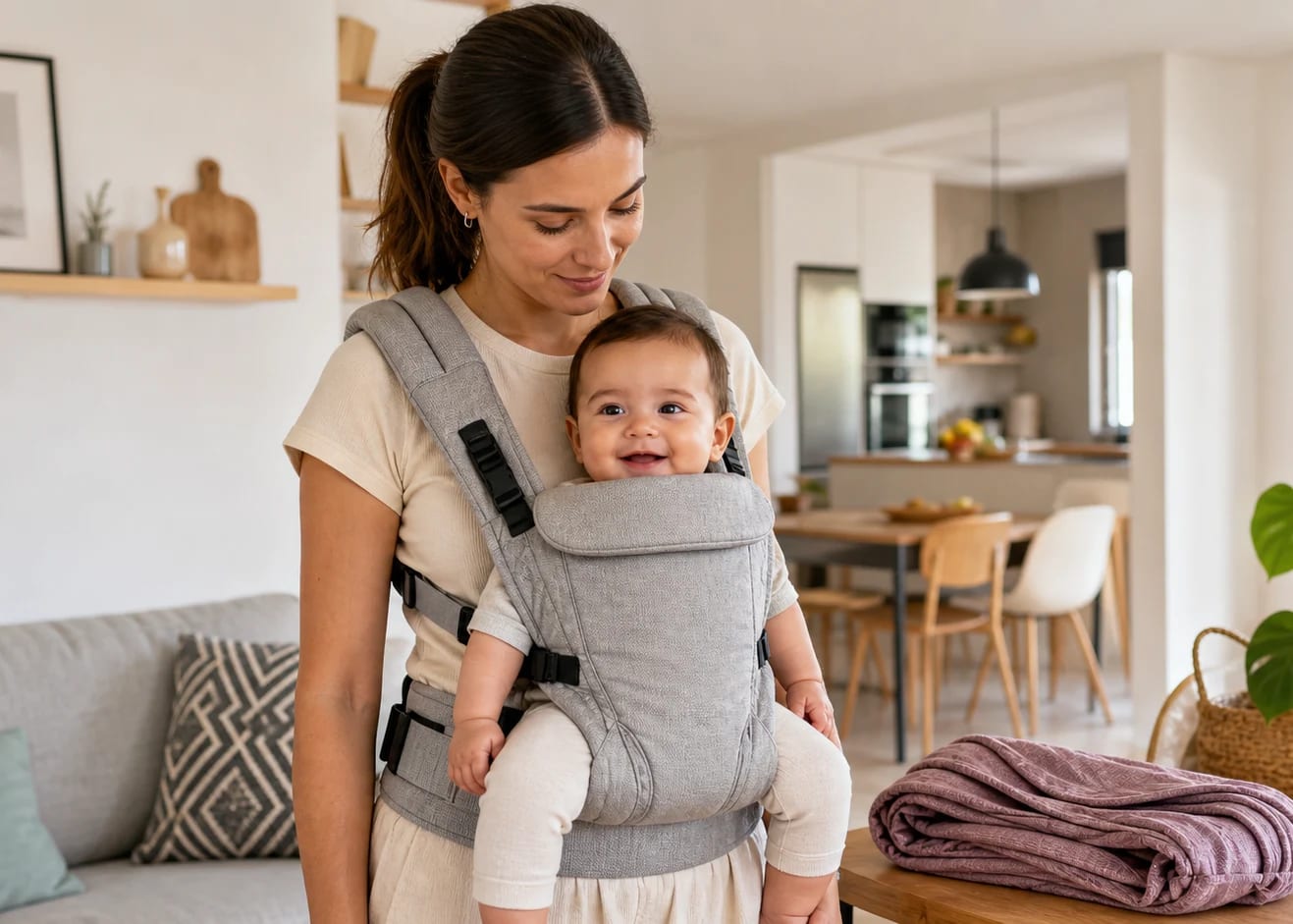 Sling, pano ou marsúpio: como escolher o porta-bebés ideal?
