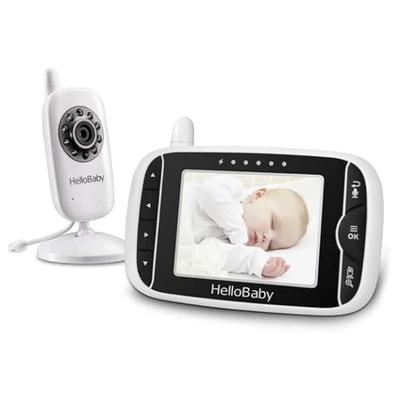 Intercomunicador HelloBaby HB32 com ecrã de 3,2"