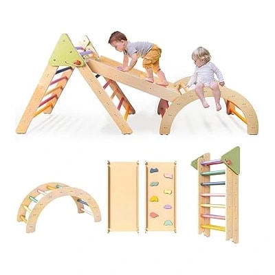 LOL-FUN 3-in-1 Pikler triangle set