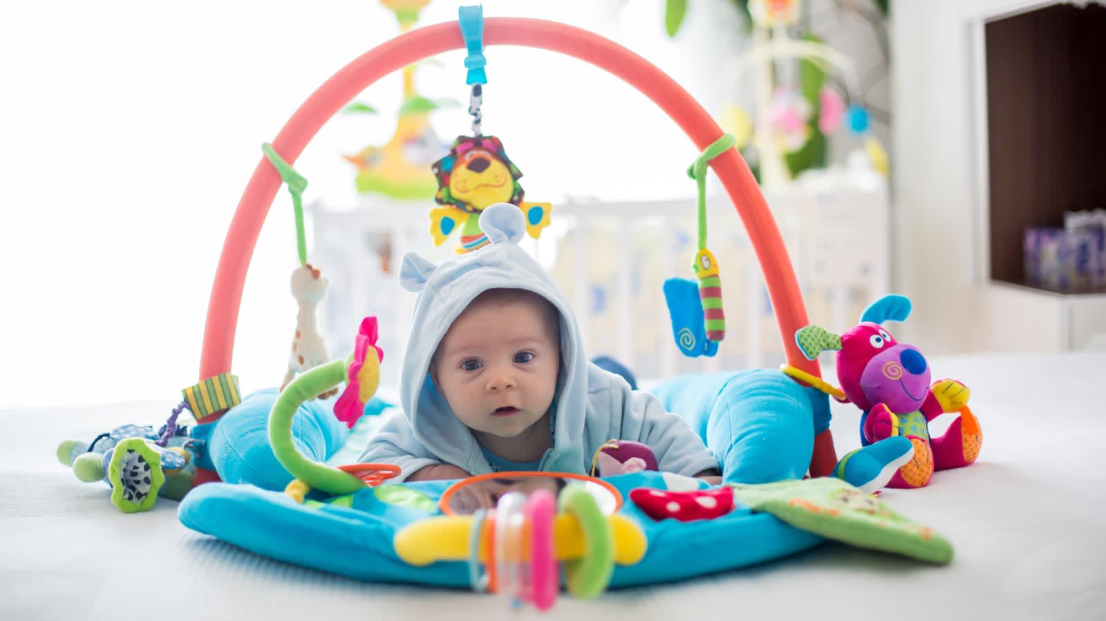  Juguetes de almohada para bebés de 3 a 6 meses, recién nacido  de 2 a 3 meses de edad, juguetes de desarrollo de almohada, juguetes para  bebés de 2, 3, 4