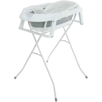 Banheira Safety 1st Smile com suporte dobrável