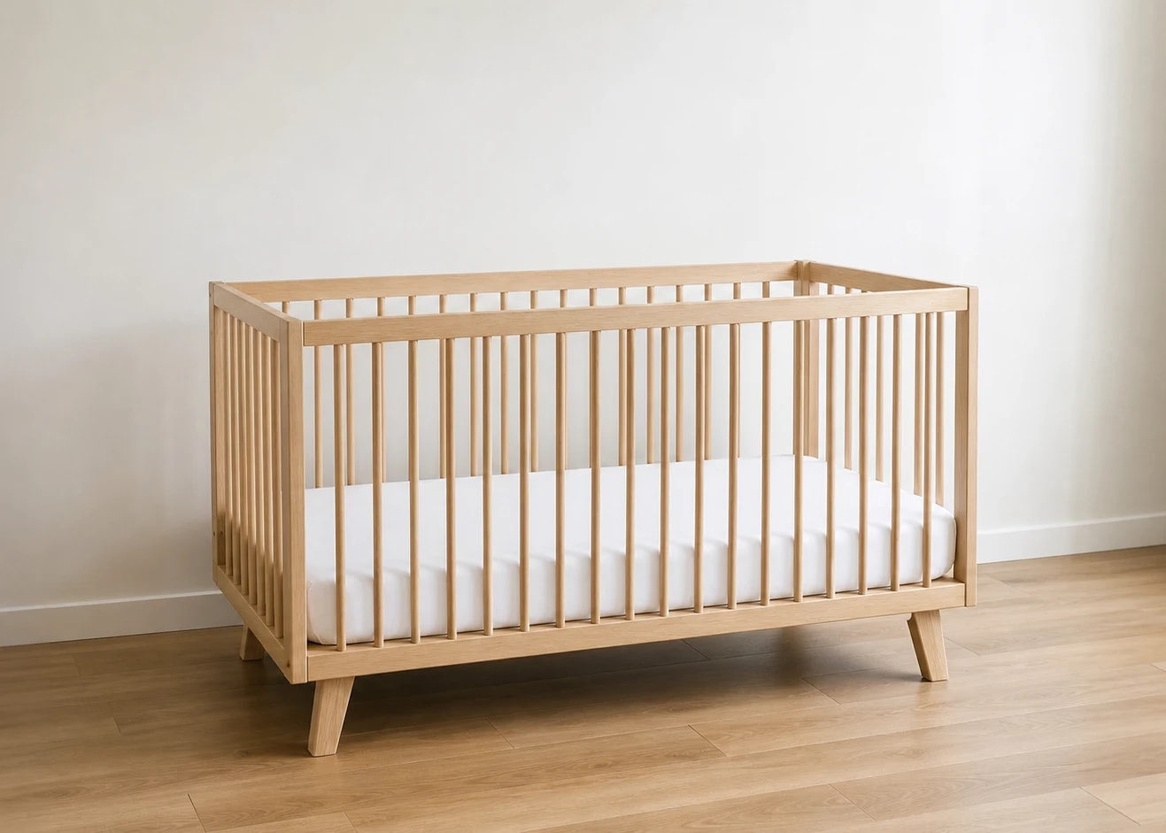 A cama de grades é segura para o bebé?