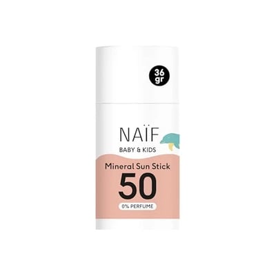 Protetor solar mineral em stick da Naif